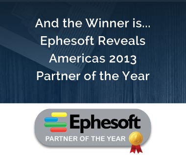 Banner rectangle for Press Release: And the Winner is... Ephesoft Reveals Americas 2013 Partner of the Year