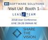 Banner rectangle for Event: LeaseTeam Inc. User Conference 2018, Share the Vision -- Visit Us! Booth 1 June 26-28 in Omaha NE
