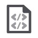 Custom Indexing icon: document code html