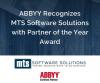 Rectangle Banner for Press Release: ABBYY Recognizes MTS Software Solutions with Partner of the Year Award